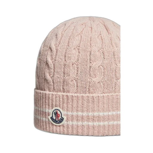 Stripe-Trimmed Wool Beanie