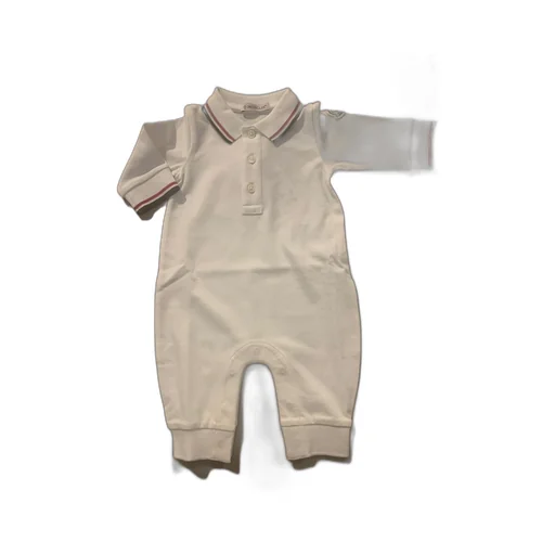 Logo Patch Long-Sleeved Babygrow