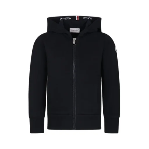 Logo Patch Zip-Up Hoodie