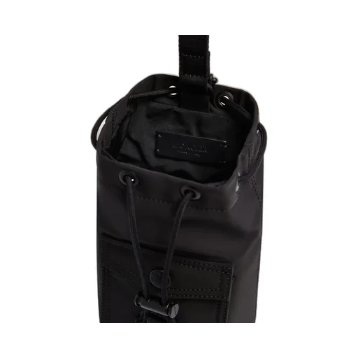 Logo Patch Drawstring Bucket Bag