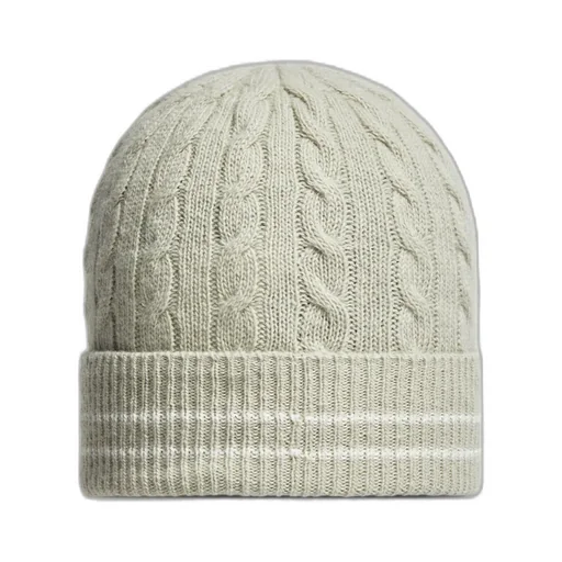 Stripe-Trimmed Wool Beanie
