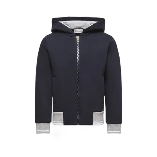 Stripe-Trimmed Cotton Zip-Up Hoodie