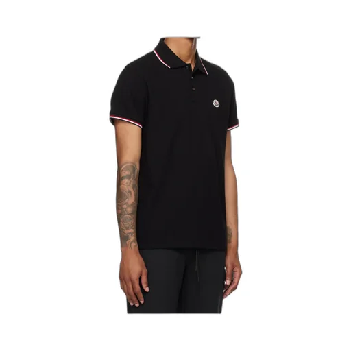 Logo Patch Short-Sleeved Polo Shirt