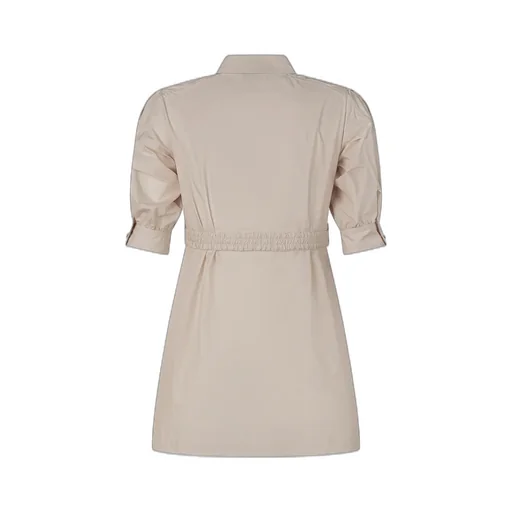 Logo Patch Shirt Dress