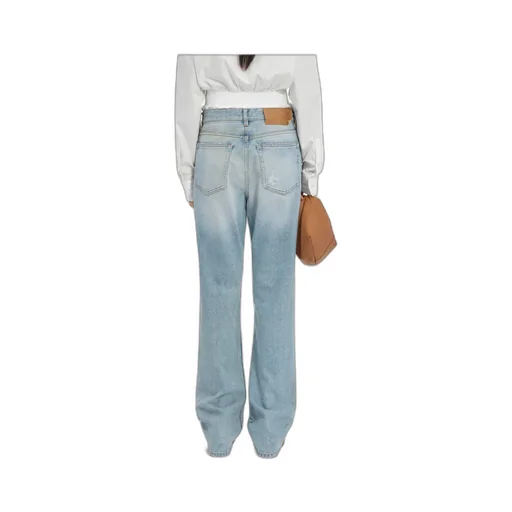 Distressed Taped Jeans