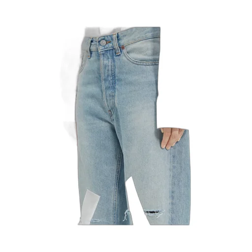 Distressed Taped Jeans