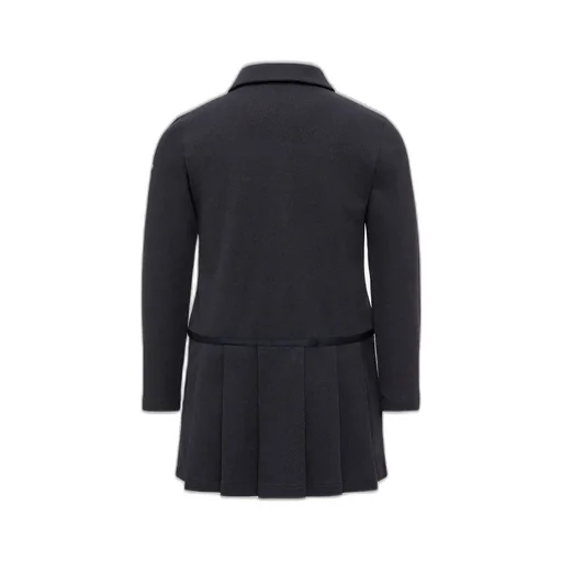 Polo Collar Pleated Dress