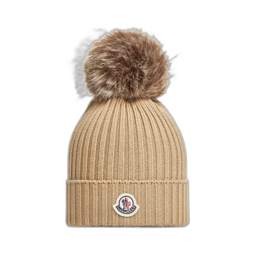 Wool Beanie With Pom Pom