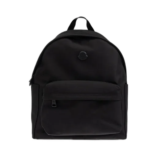 Logo Patch Zipped Backpack