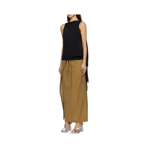 Sleeveless Draped Top