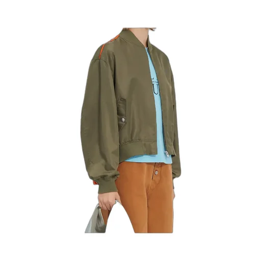 Drawstring Hem Zip-Up Jacket
