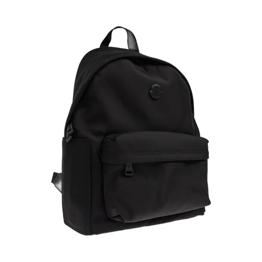 Logo Patch Zipped Backpack