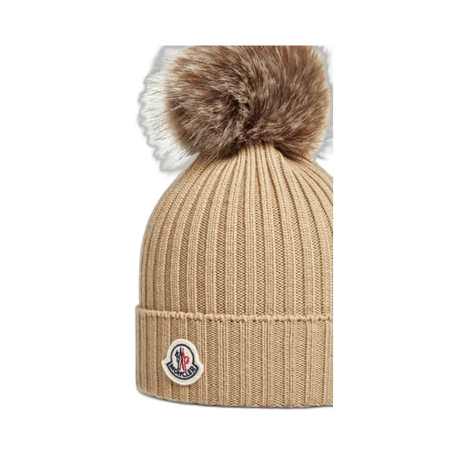 Wool Beanie With Pom Pom
