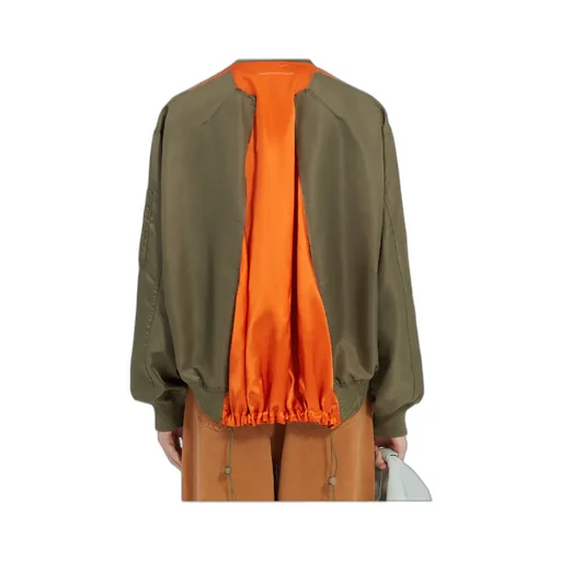 Drawstring Hem Zip-Up Jacket