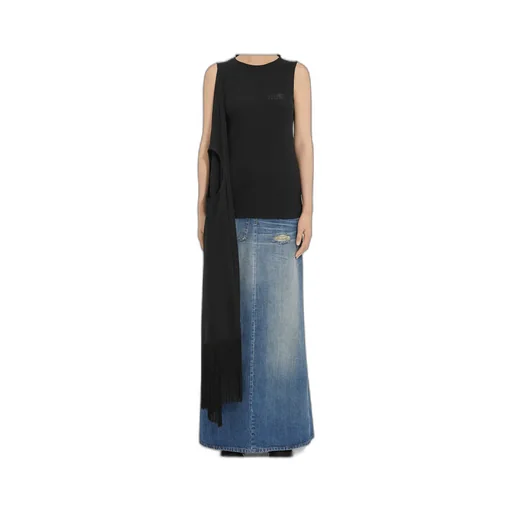 Sleeveless Draped Top