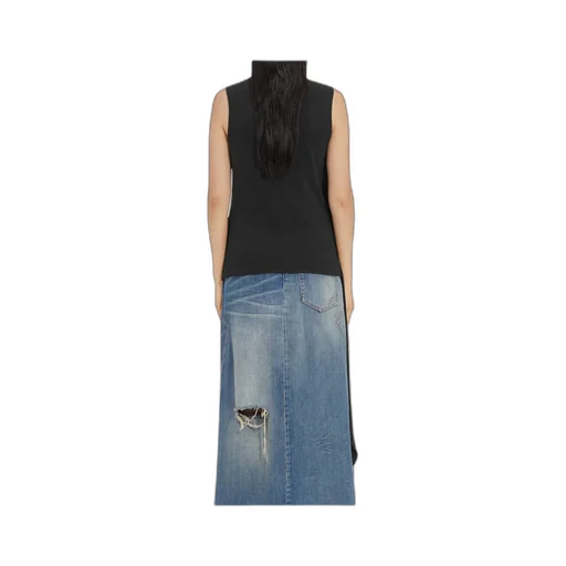 Sleeveless Draped Top
