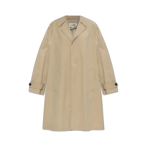 Curved Hem Coat