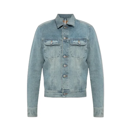 Cut-Out Denim Jacket