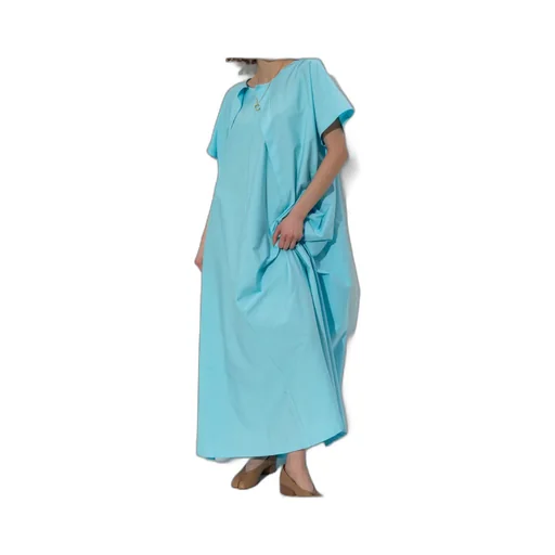 Short Sleeved Long Dress