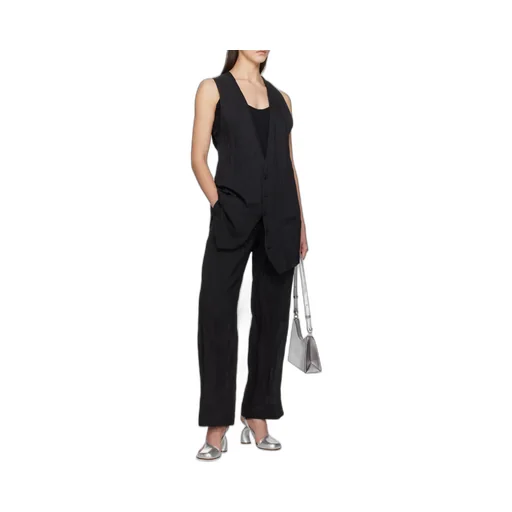 Single-Stitch Logo Flared Trousers