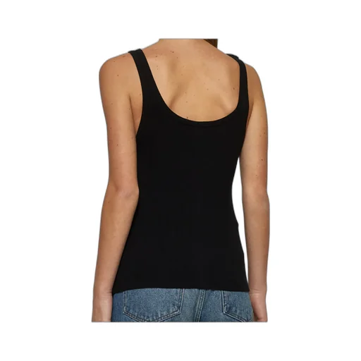 Strap-Detailed Open-Back Tank Top
