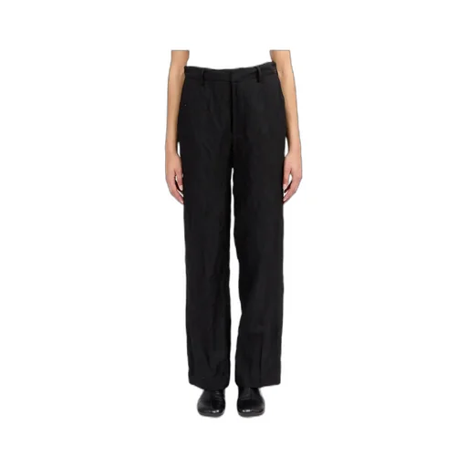 Single-Stitch Logo Flared Trousers