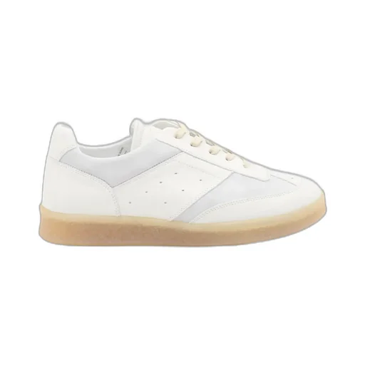 Panelled Lace-Up Sneakers