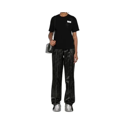 Logo Patch Crewneck T-Shirt