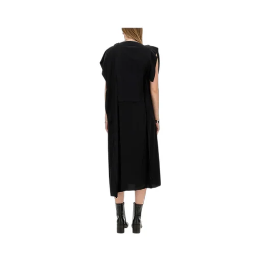 Single-Sleeved Crewneck Maxi Dress