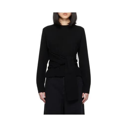 Wrap-Around Crewneck Jumper