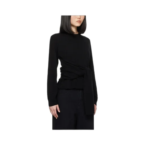 Wrap-Around Crewneck Jumper