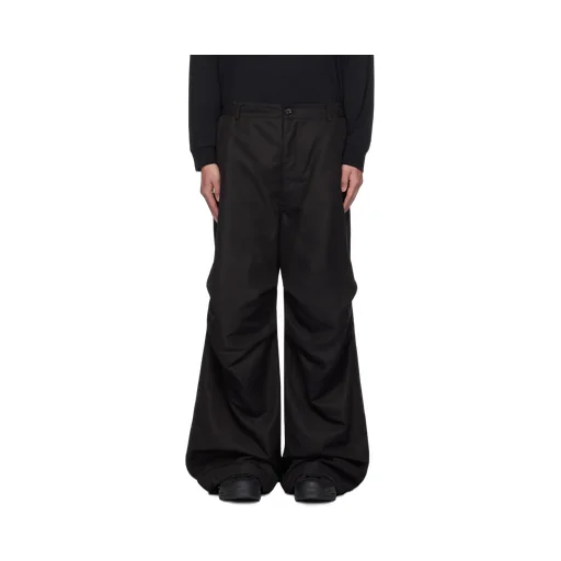 Wide-Leg Padded Pants