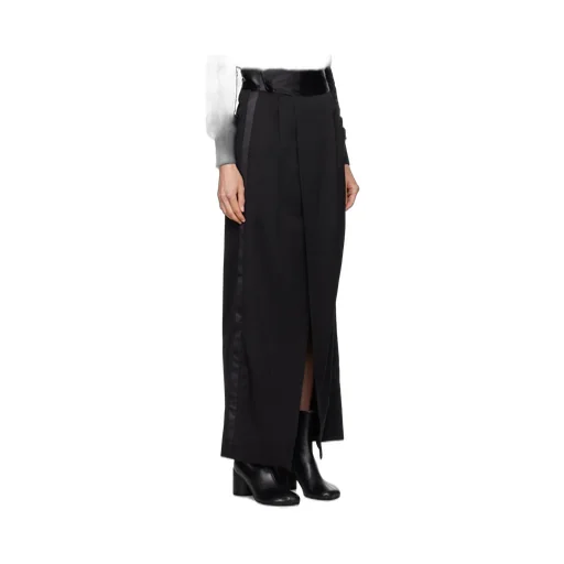 Pleat-Detailing Maxi Skirt
