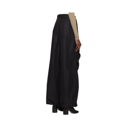 Wide-Leg Padded Pants