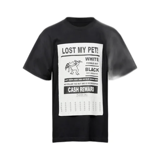 Lost My Pet Printed Crewneck T-Shirt