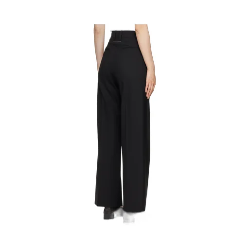 Single-Stitch Straight Trousers