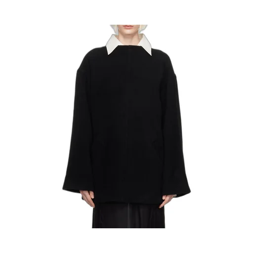 Boat-Neck Oversized Sweatshirt