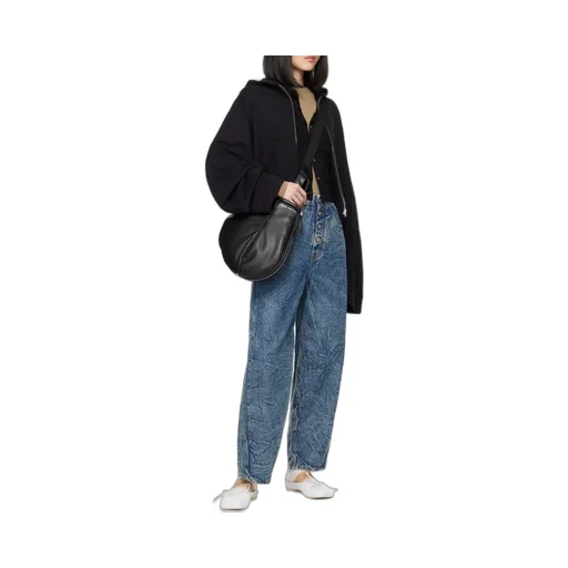 Rough Knitted Long-Sleeved Cardigan