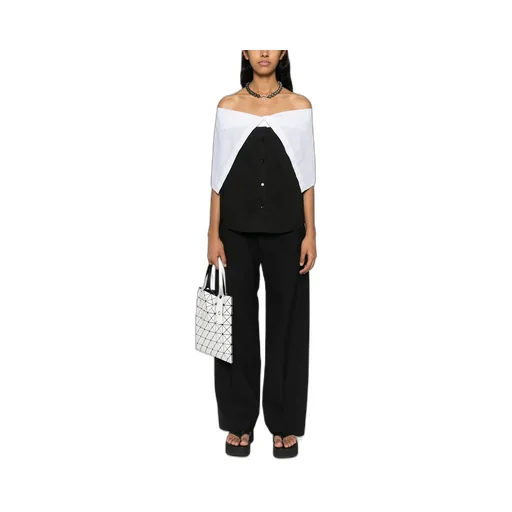 Single-Stitch Straight Trousers
