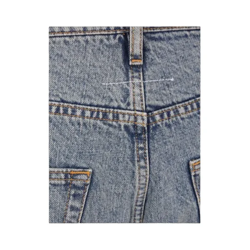 Distressed Tapered Leg Jeans