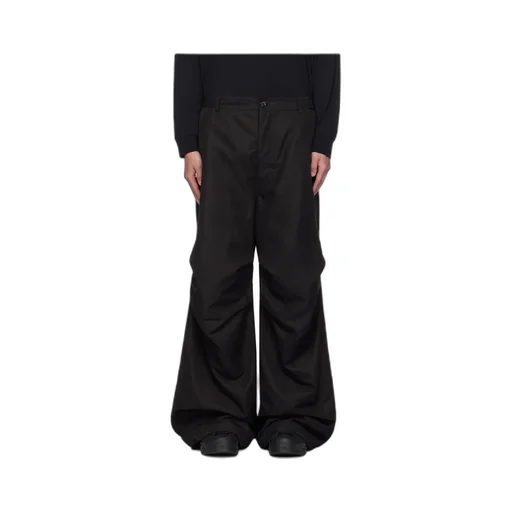 Wide-Leg Padded Pants