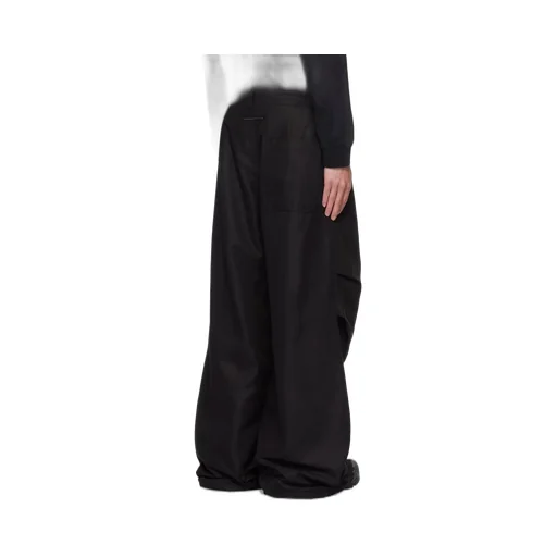 Wide-Leg Padded Pants