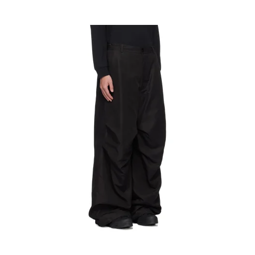 Wide-Leg Padded Pants