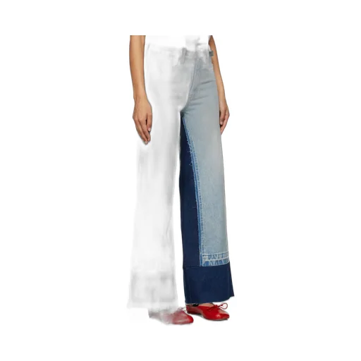 Layered Panelled Jeans