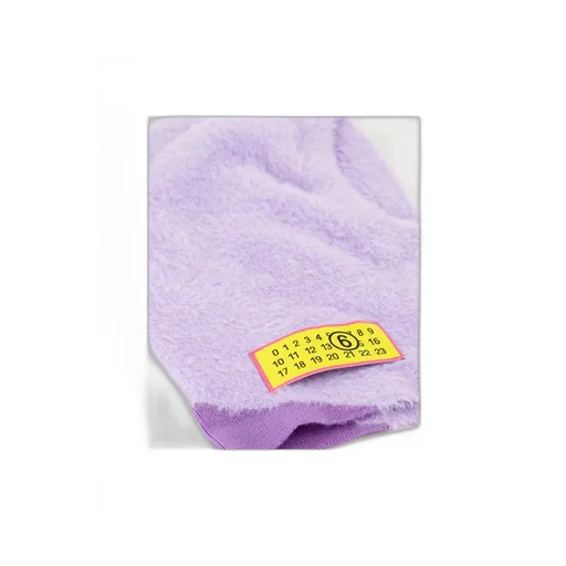 Numbers-Motif Textured Balaclava