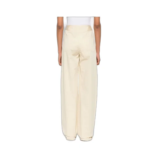 Distressed Wide-Leg Trousers