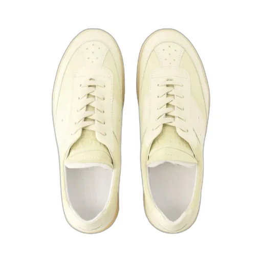 Panelled Lace-Up Sneakers