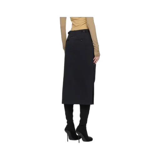 Single Stitch-Logo Midi Cargo Skirt
