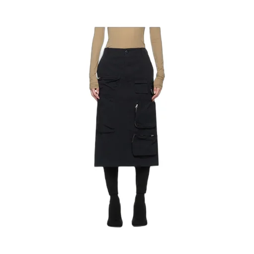 Single Stitch-Logo Midi Cargo Skirt