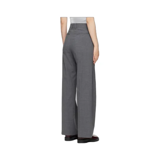 High-Waisted Tailored Trousers